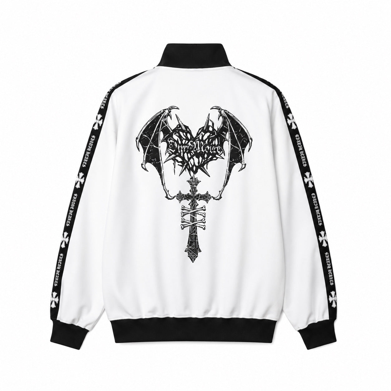 Japanese Punk Y2K Oversized Double-Zip Hoodie Jacket