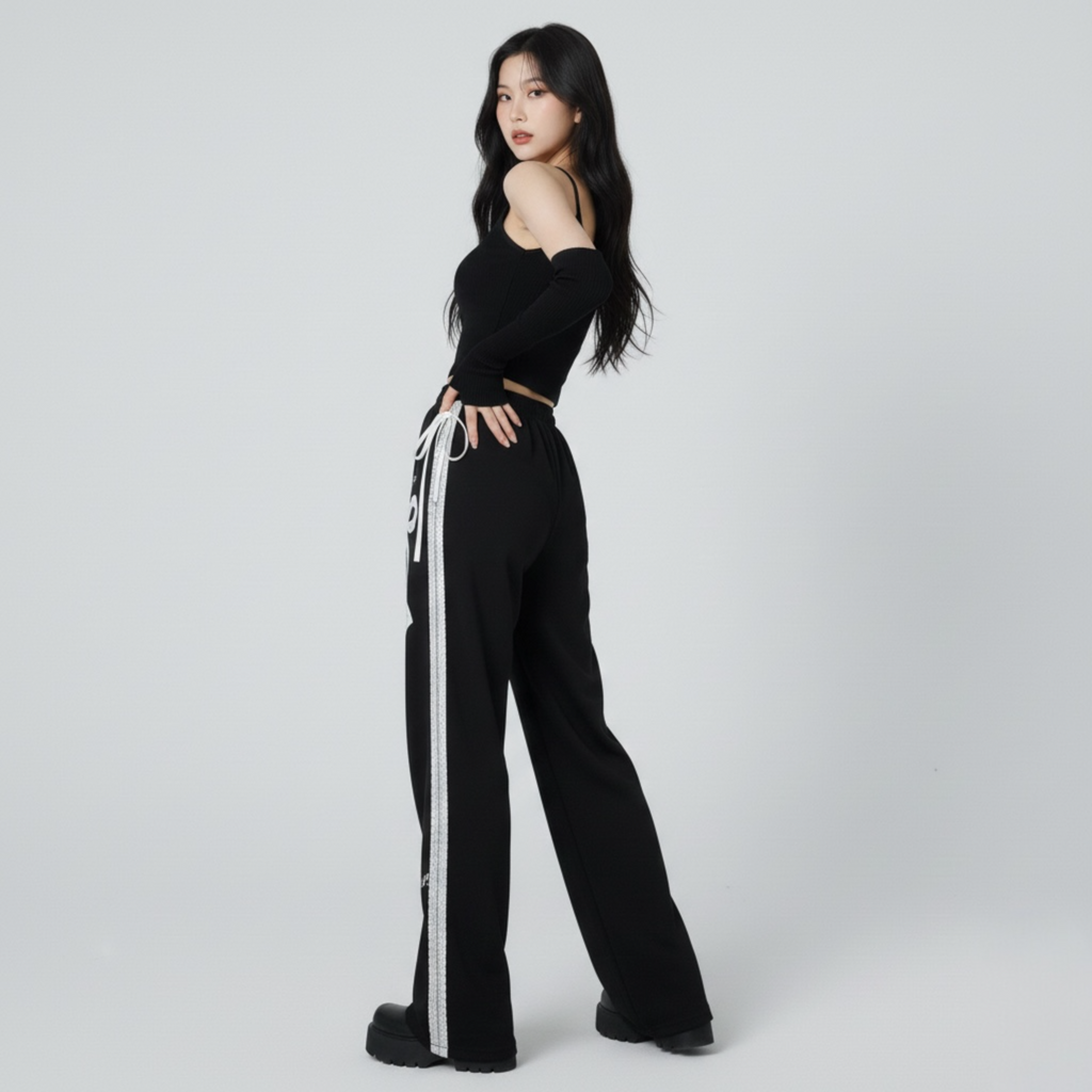 Sweet Spicy Girl Bowlace Pants