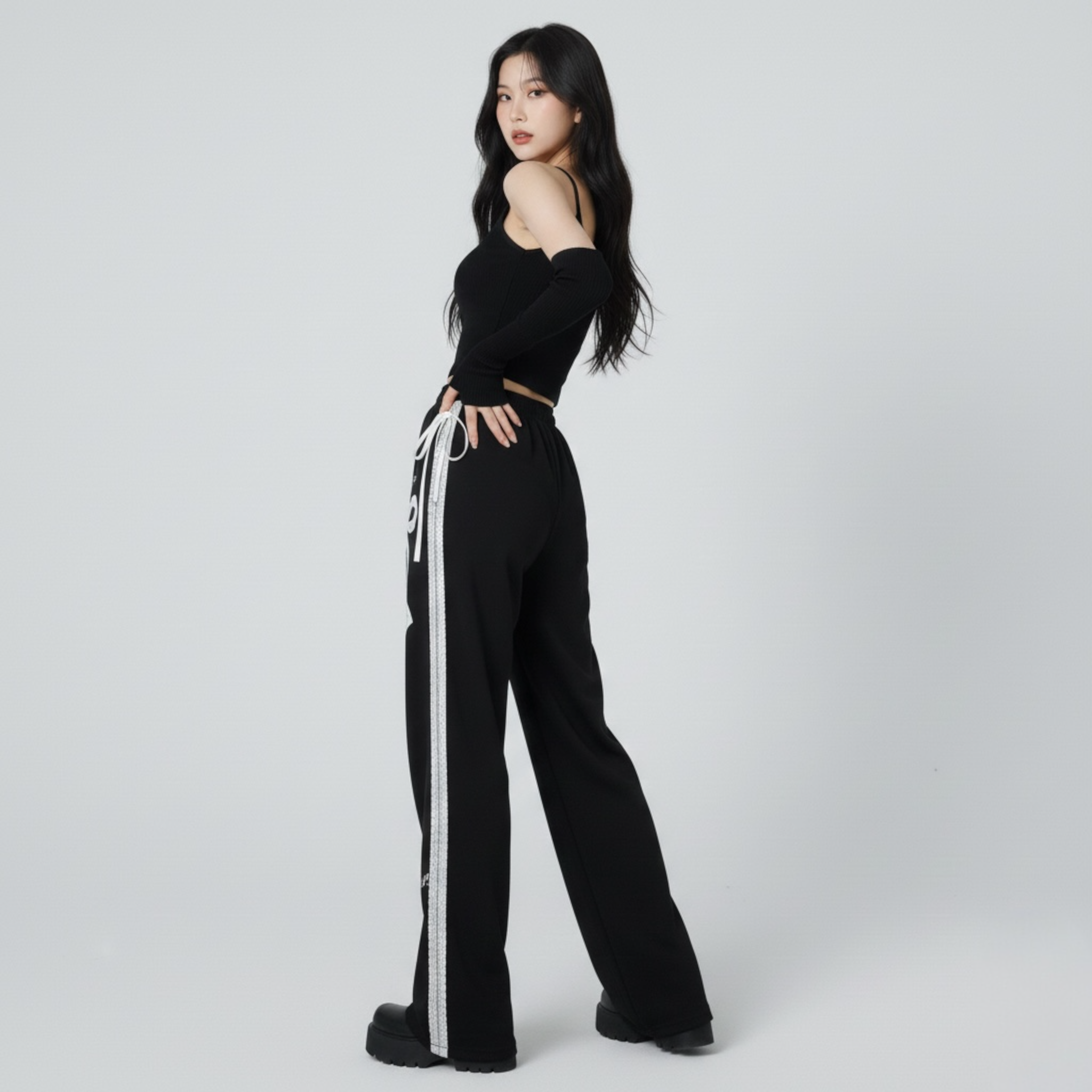 Sweet Spicy Girl Bowlace Pants