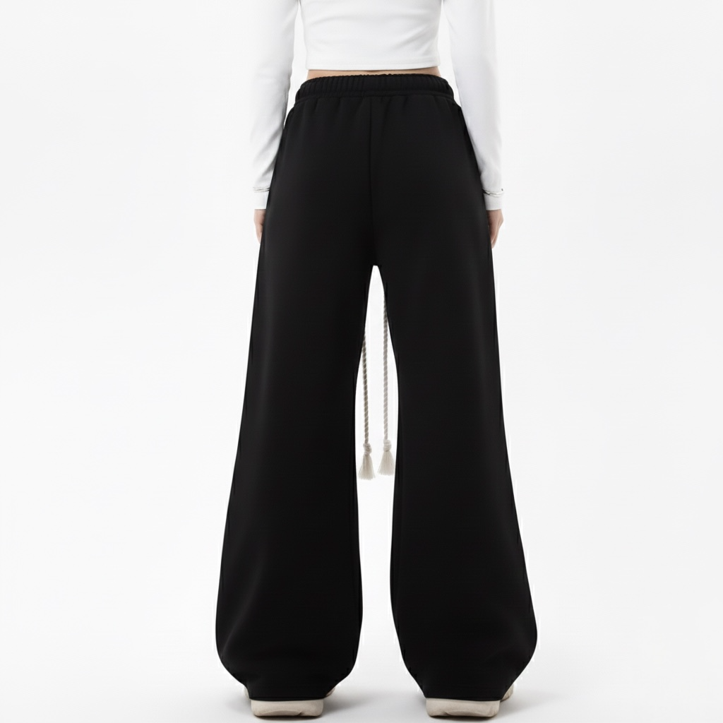 Retro High-Waist Banana Pants