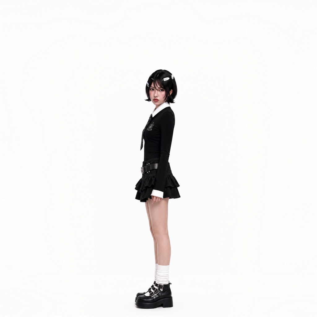 Ruffle Luxe Mini Skirt
