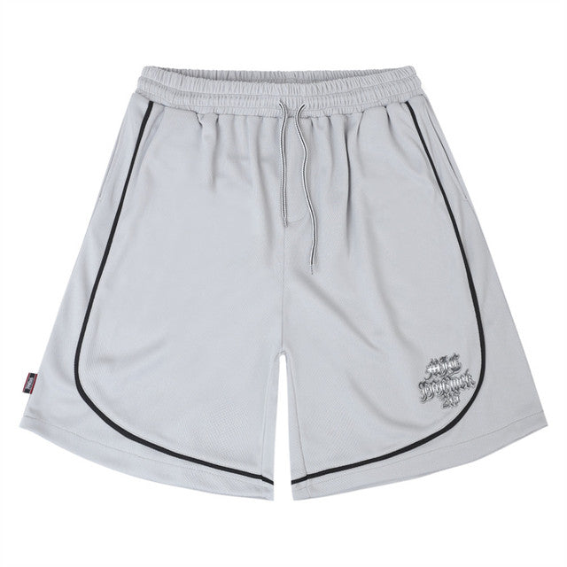 Unisex Summer Hip Hop Sports Set with Gothic Tees