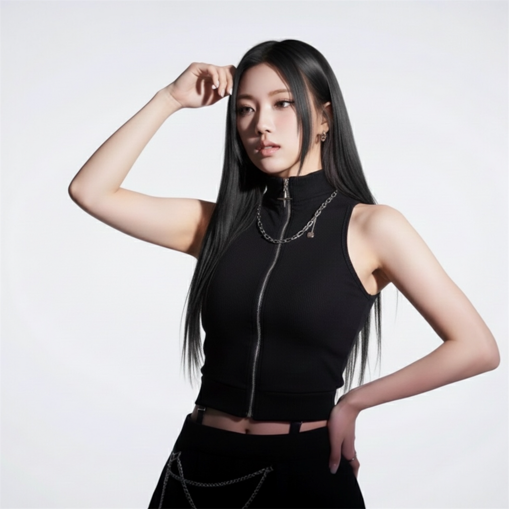 Rock Gothic Vest Suit Top