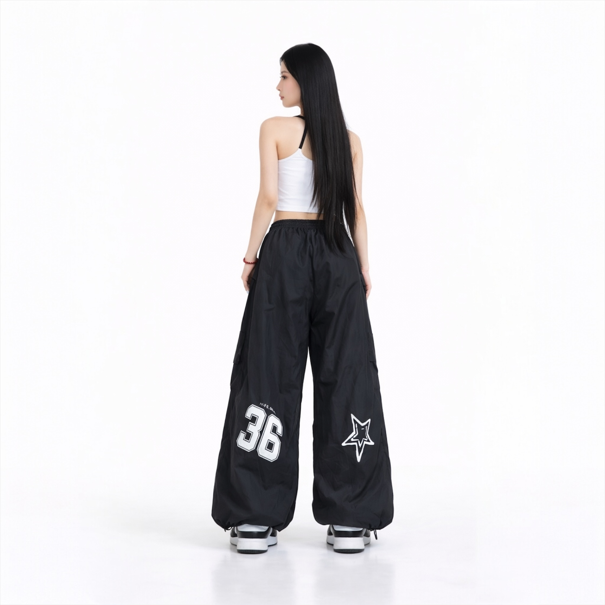 Hip Hop Wide-Leg Pants