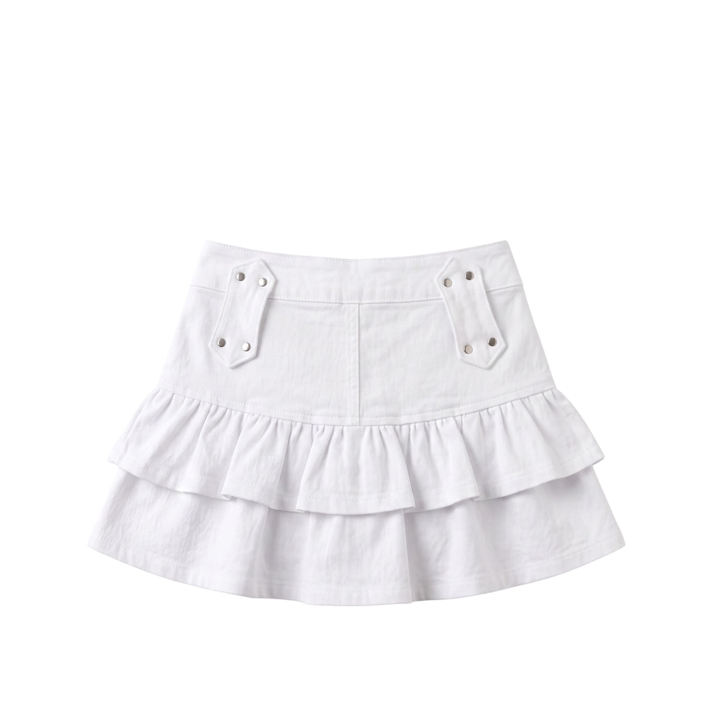 Ruffle Luxe Mini Skirt