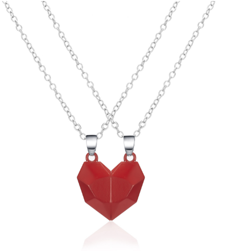 Neo Gothic Metal Necklaces for Lovers' Parties (Pair)