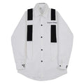 Y2K Letter Print Color-Block Long Sleeve Casual Shirt