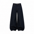 Vintage Wide-Leg Denim Jeans