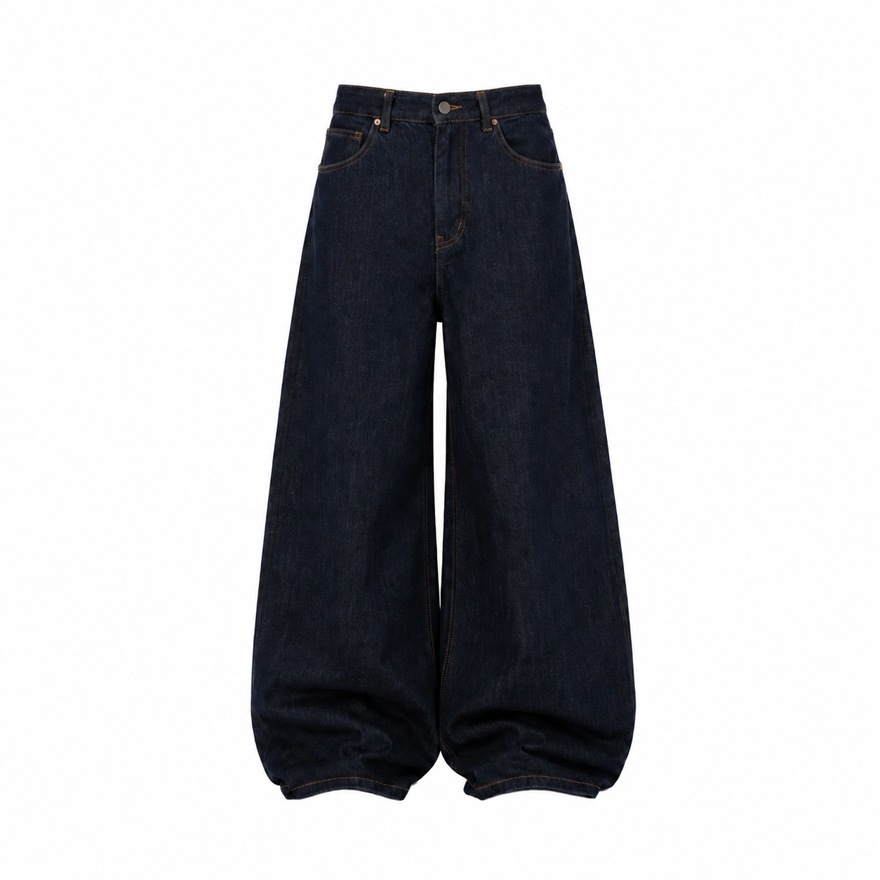 Vintage Wide-Leg Denim Jeans
