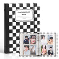 A5 Binder Kpop Photocard Holder Book 6 Ring Kpop Photo Card Binder 2.5 * 3.5 Inch Mini Photo Album With 240 Card Sleeves Pockets 30pcs Inner Page