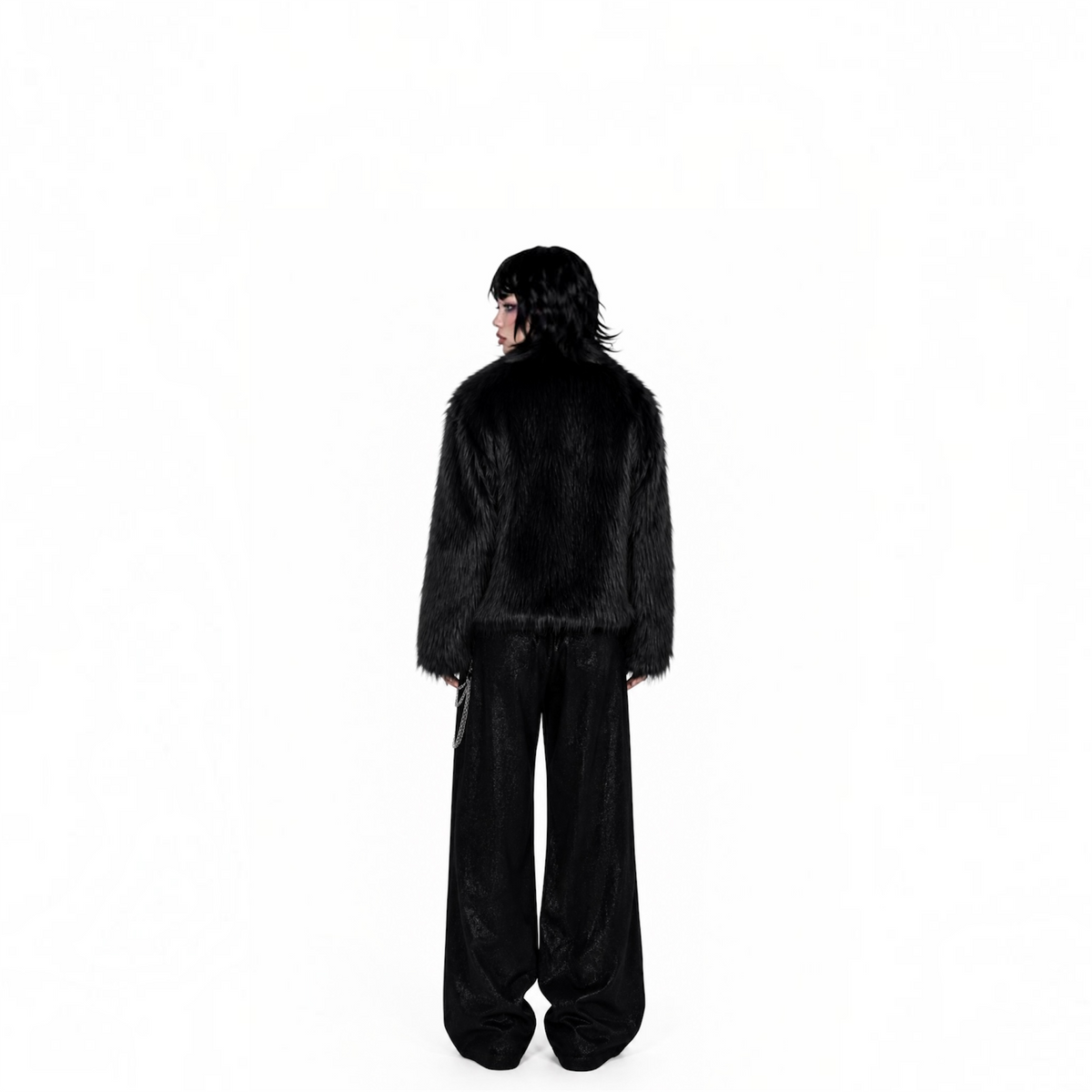Frost Luxe Faux-Fur Coat