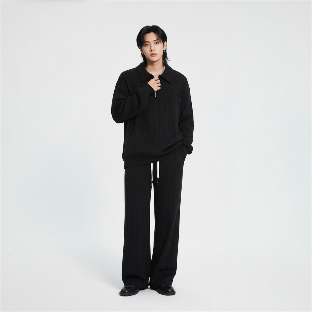 Men’s Half-Zip Tracksuit Set