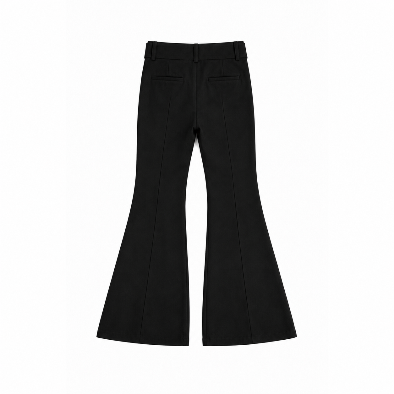 Y2K Black Flare Pants – Women’s Retro Emo Low Rise Aesthetic