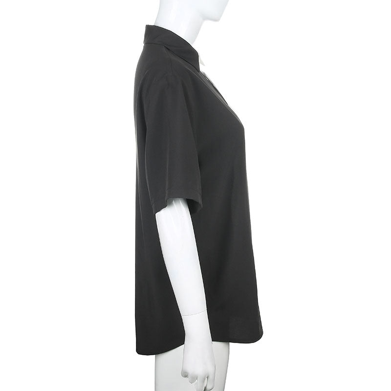 Gothic Style Loose High-Waisted Mini Dress 2020