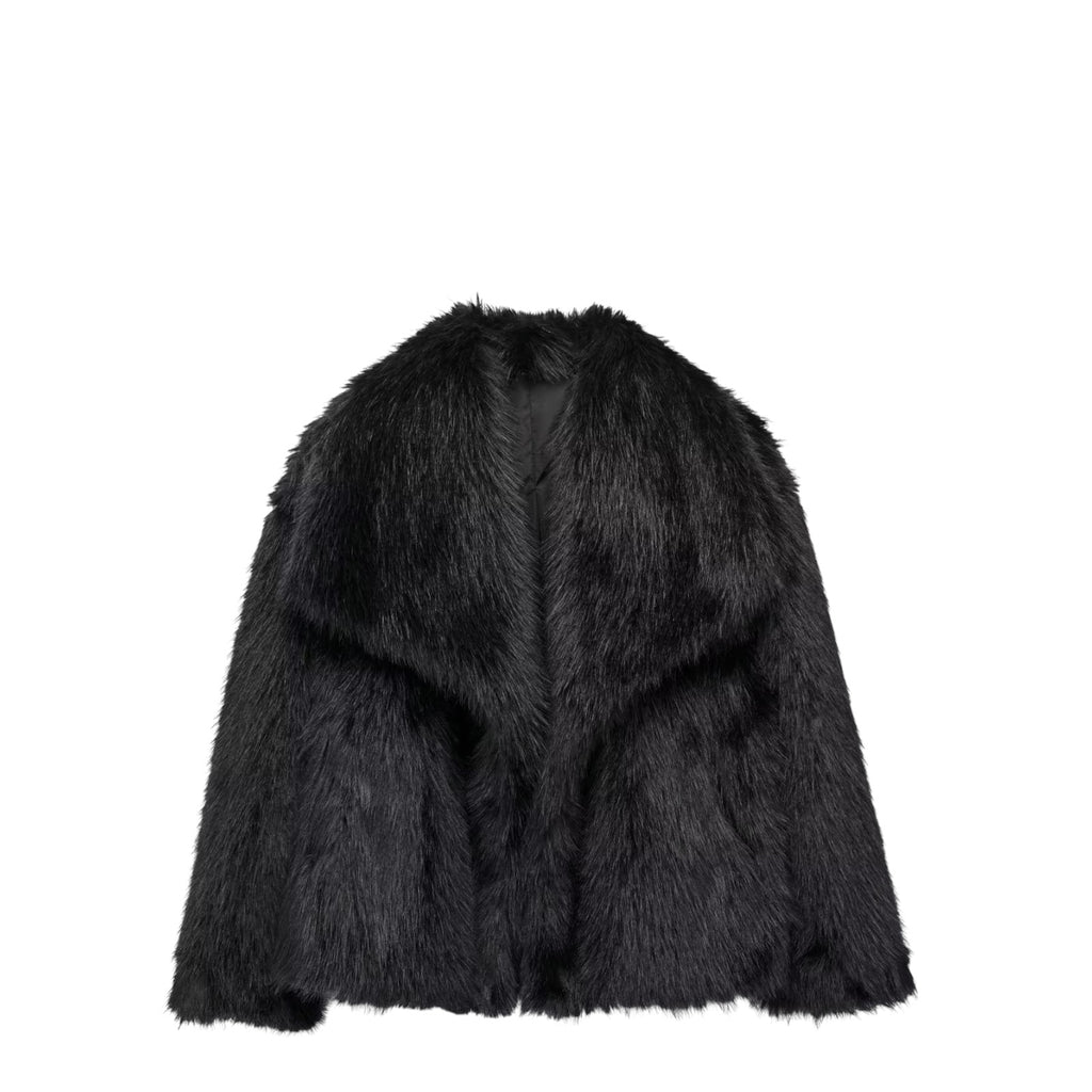 Frost Luxe Faux-Fur Coat