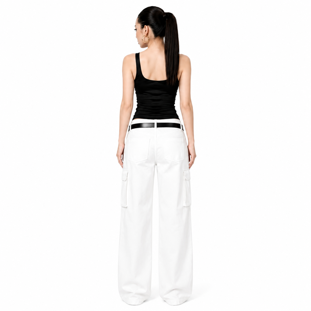 Baddie Basic Tank – Snatched Fit Square Neck Top