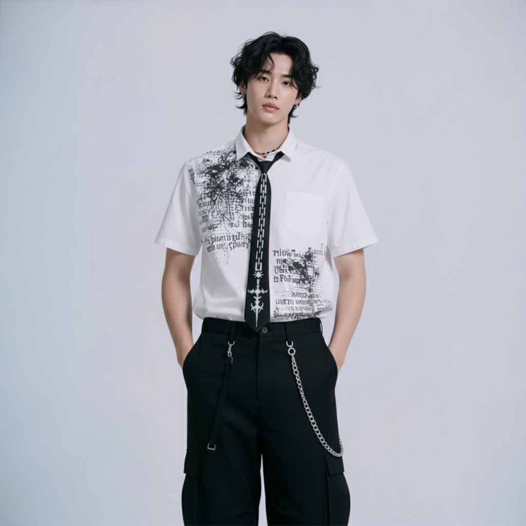 Y2K Skull Graphic Tee