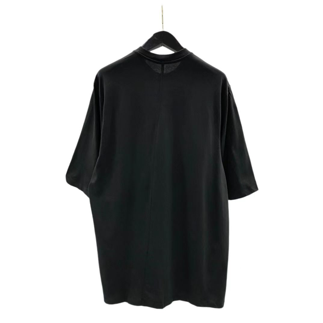 Men's Oversized Gothic Cotton T-Shirt - Summer Streetwear