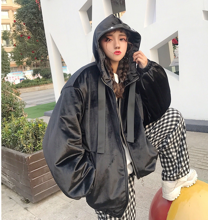 Hooded Jacket, Baseball Jacket, Crane Design