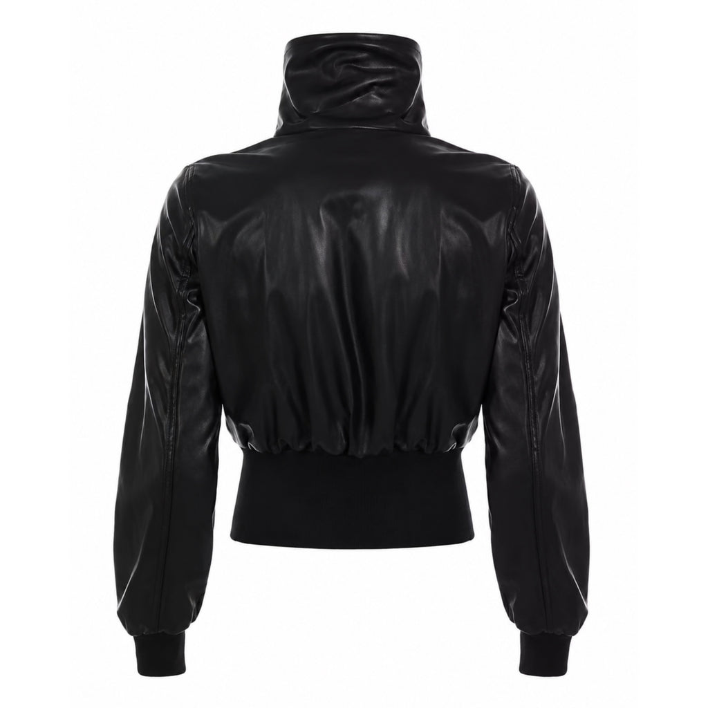 Vintage Gothic PU Leather Jacket – Alt Grunge Streetwear Zip Coat