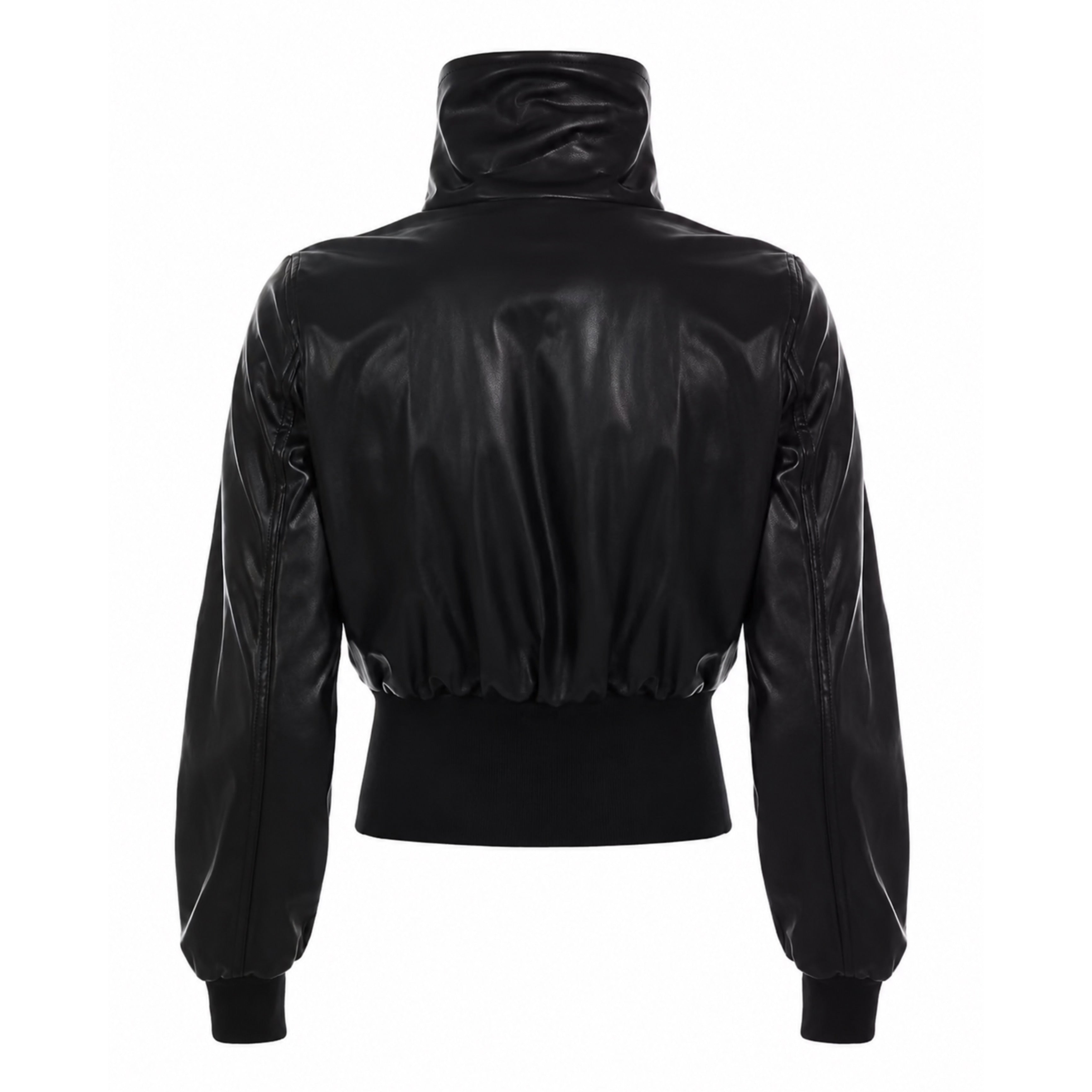 Vintage Gothic PU Leather Jacket – Alt Grunge Streetwear Zip Coat
