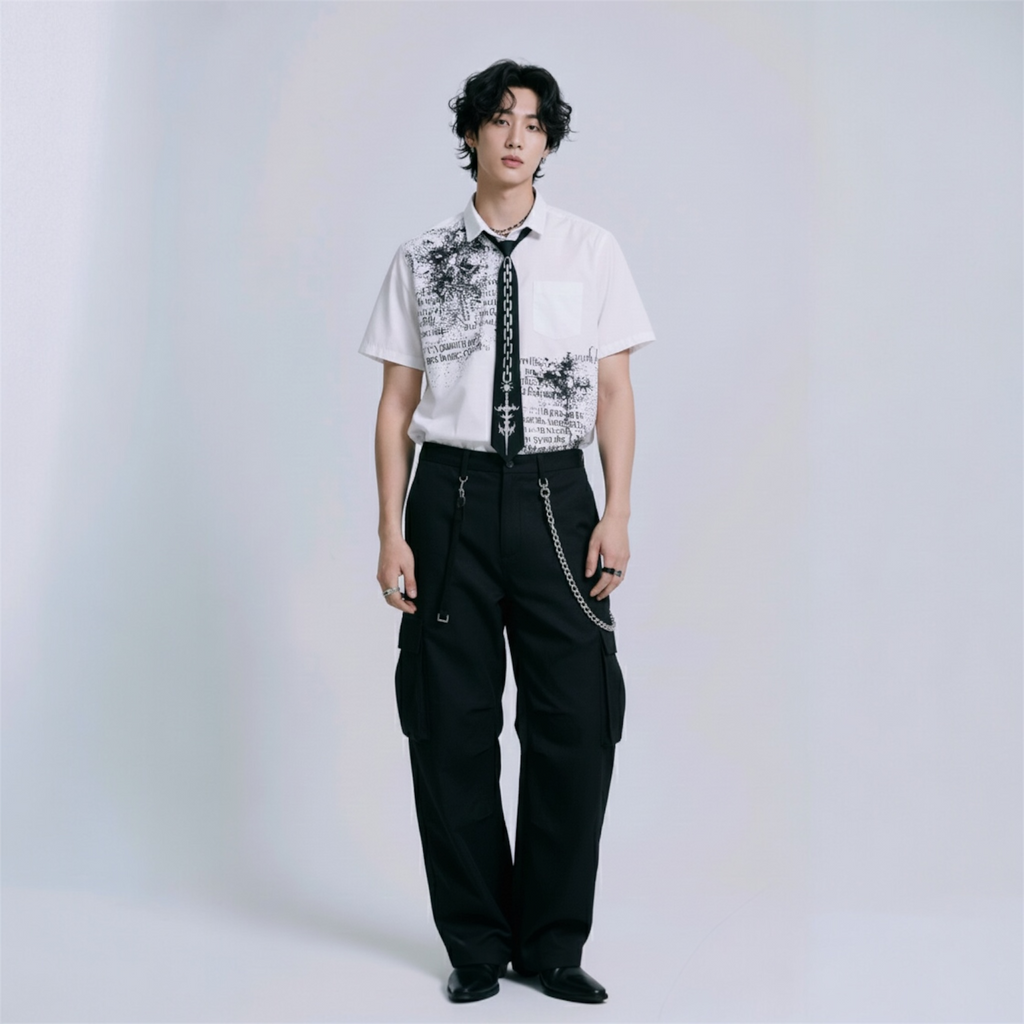 Y2K Skull Graphic Tee