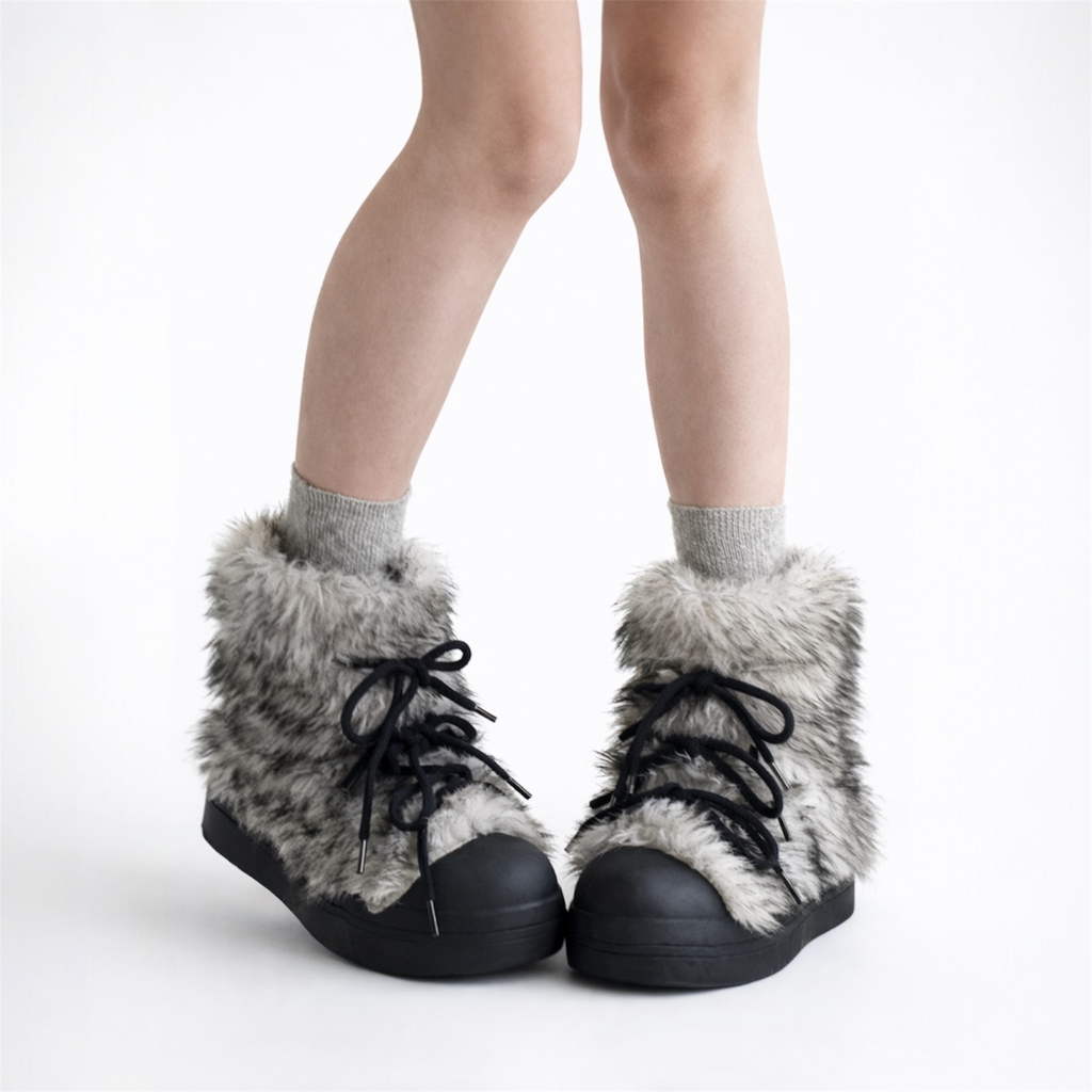 Y2K Fuzzy Winter Boots