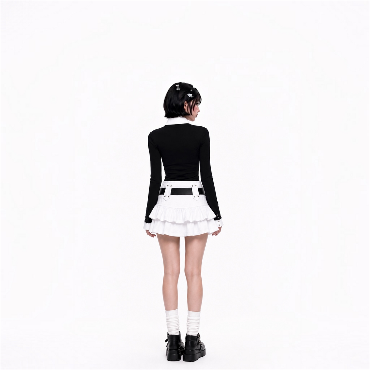Ruffle Luxe Mini Skirt