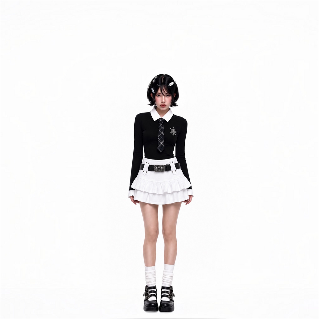Ruffle Luxe Mini Skirt