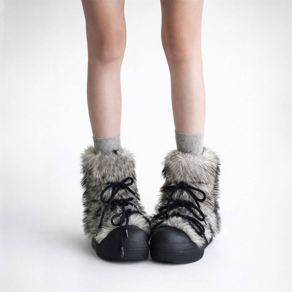 Y2K Fuzzy Winter Boots
