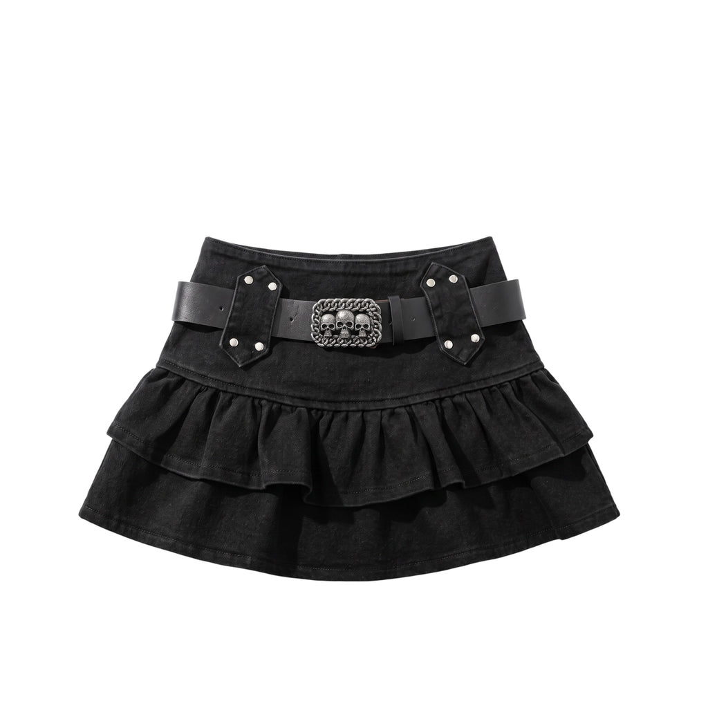 Ruffle Luxe Mini Skirt