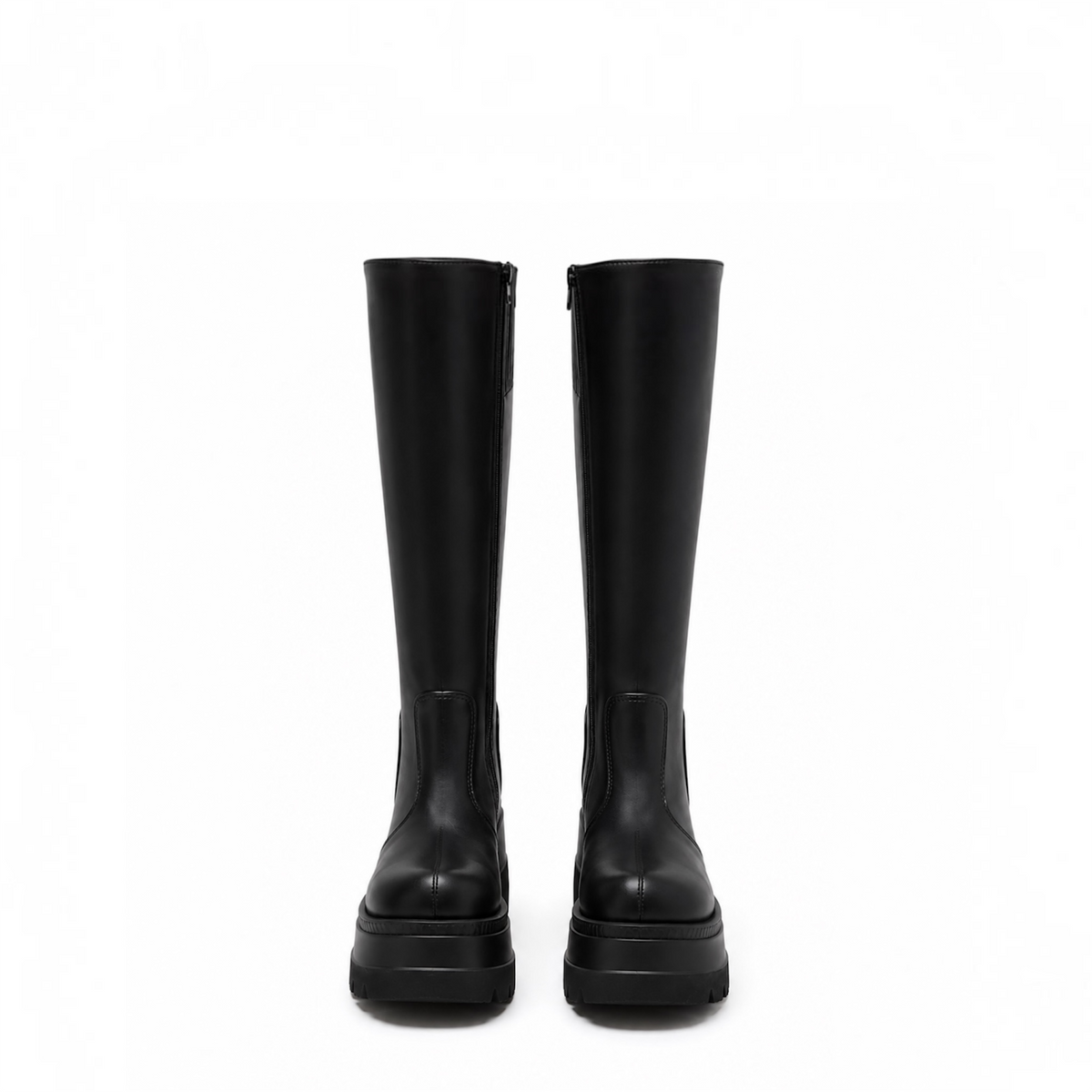 Midnight Rebel Platform Boots