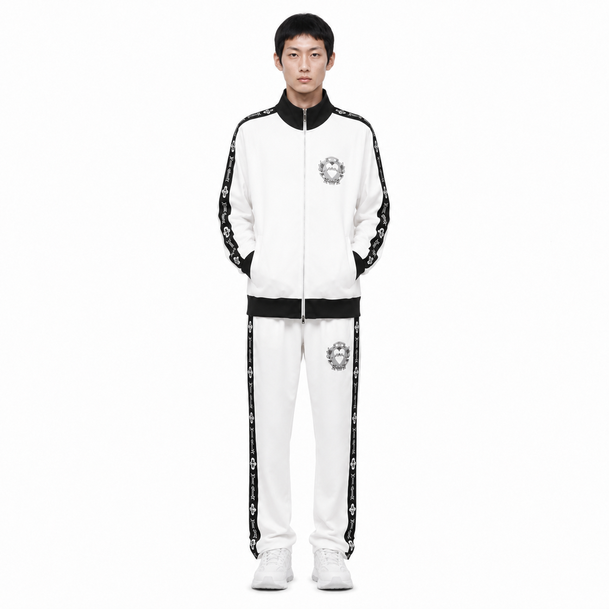 Japanese Punk Y2K Oversized Double-Zip Hoodie Jacket