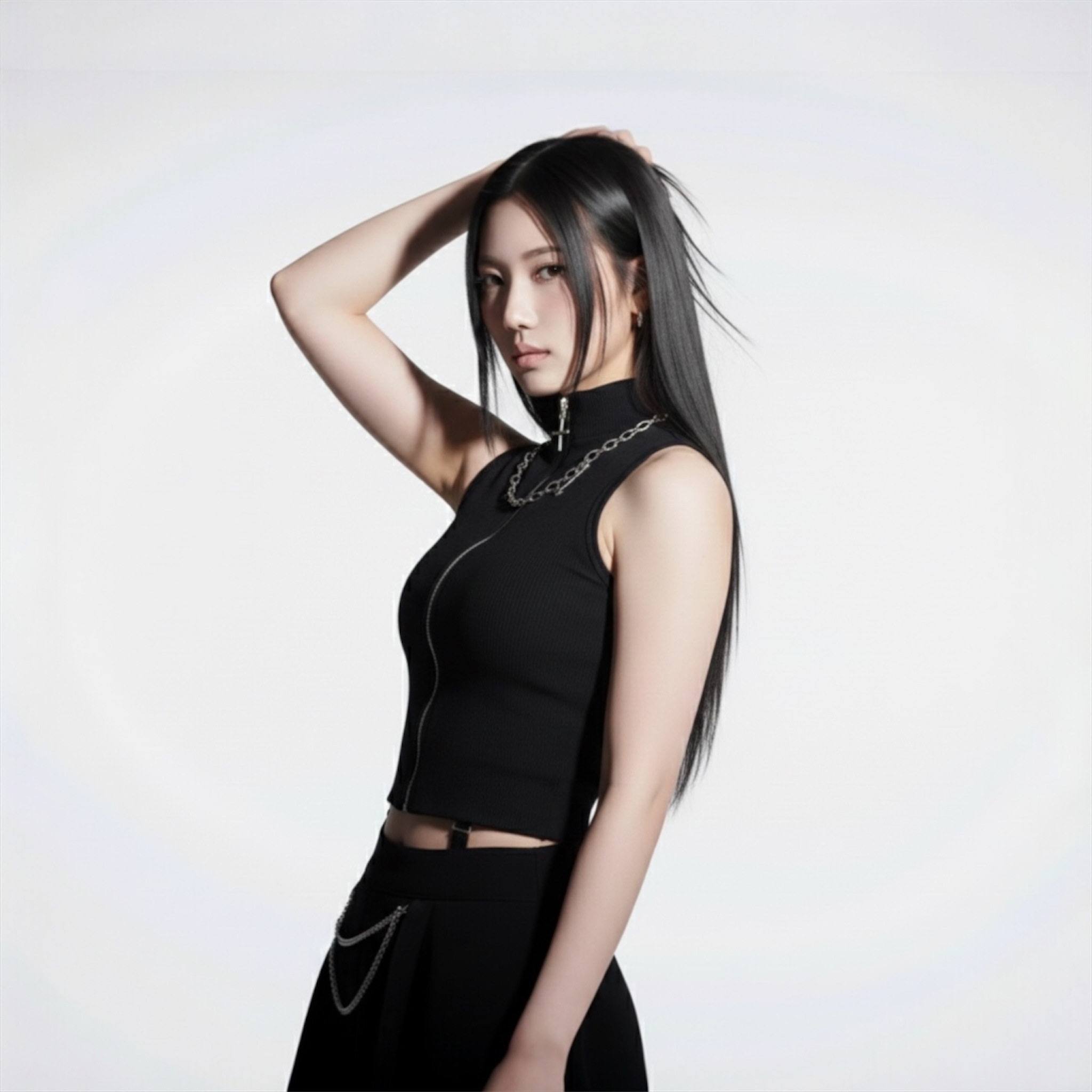 Rock Gothic Vest Suit Top