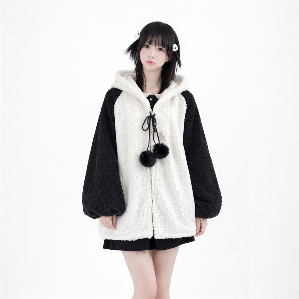 Kawaii Panda Ear Hoodie