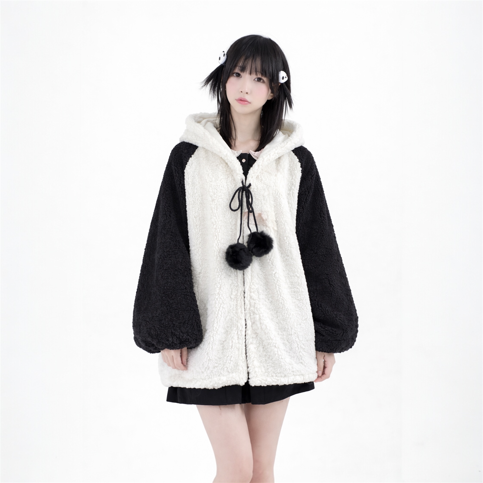 Kawaii Panda Ear Hoodie