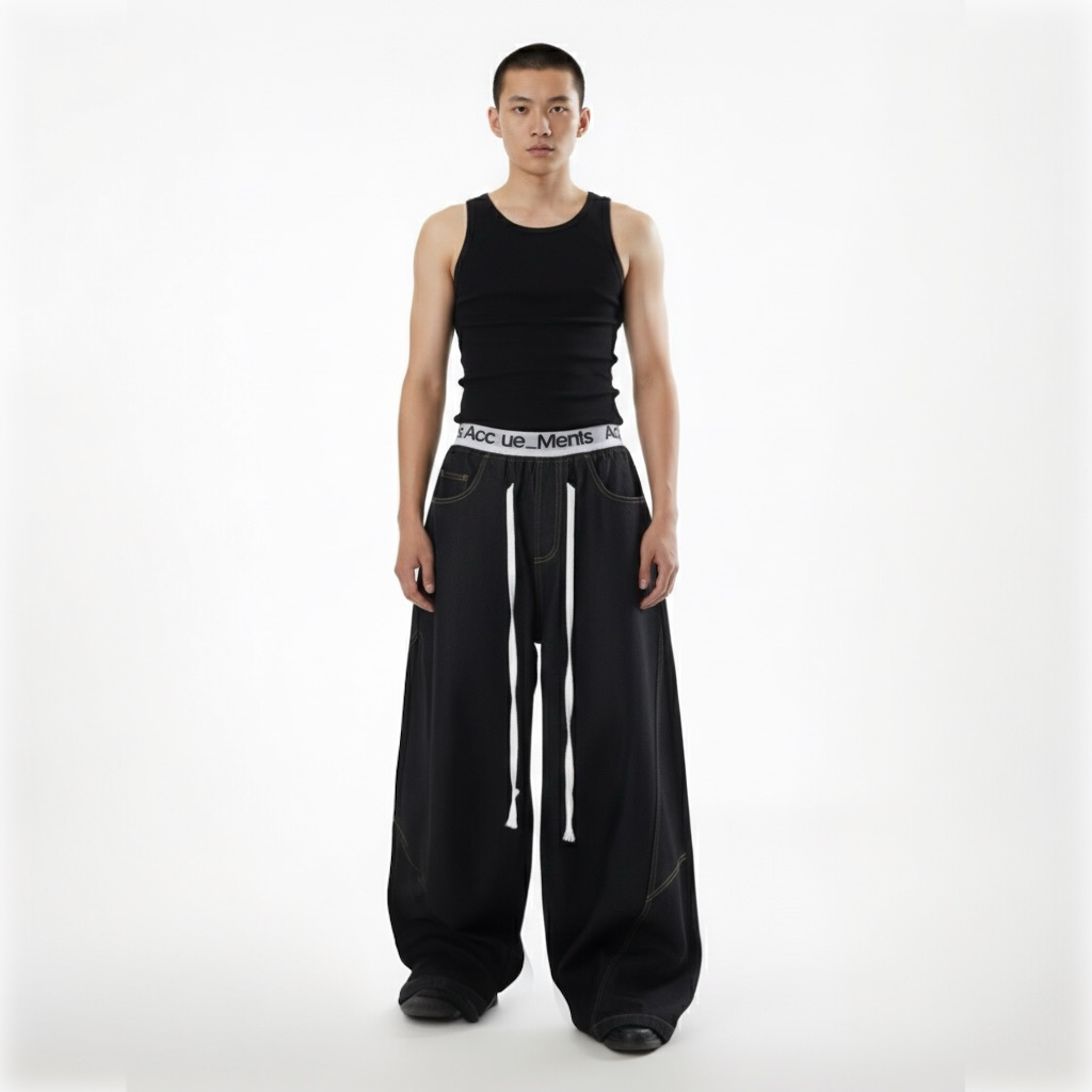 Y2K Punk Baggy Jeans