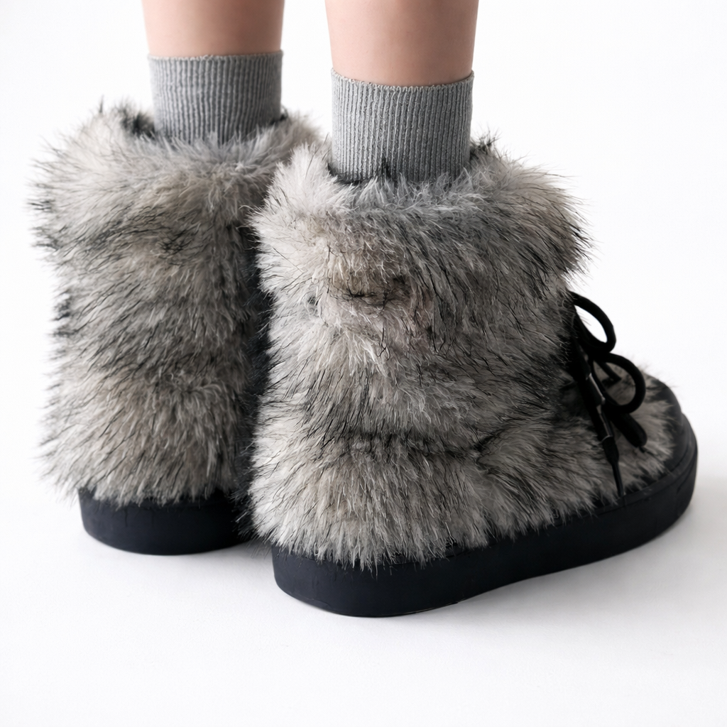 Y2K Fuzzy Winter Boots