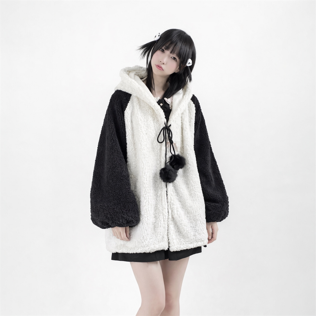 Kawaii Panda Ear Hoodie