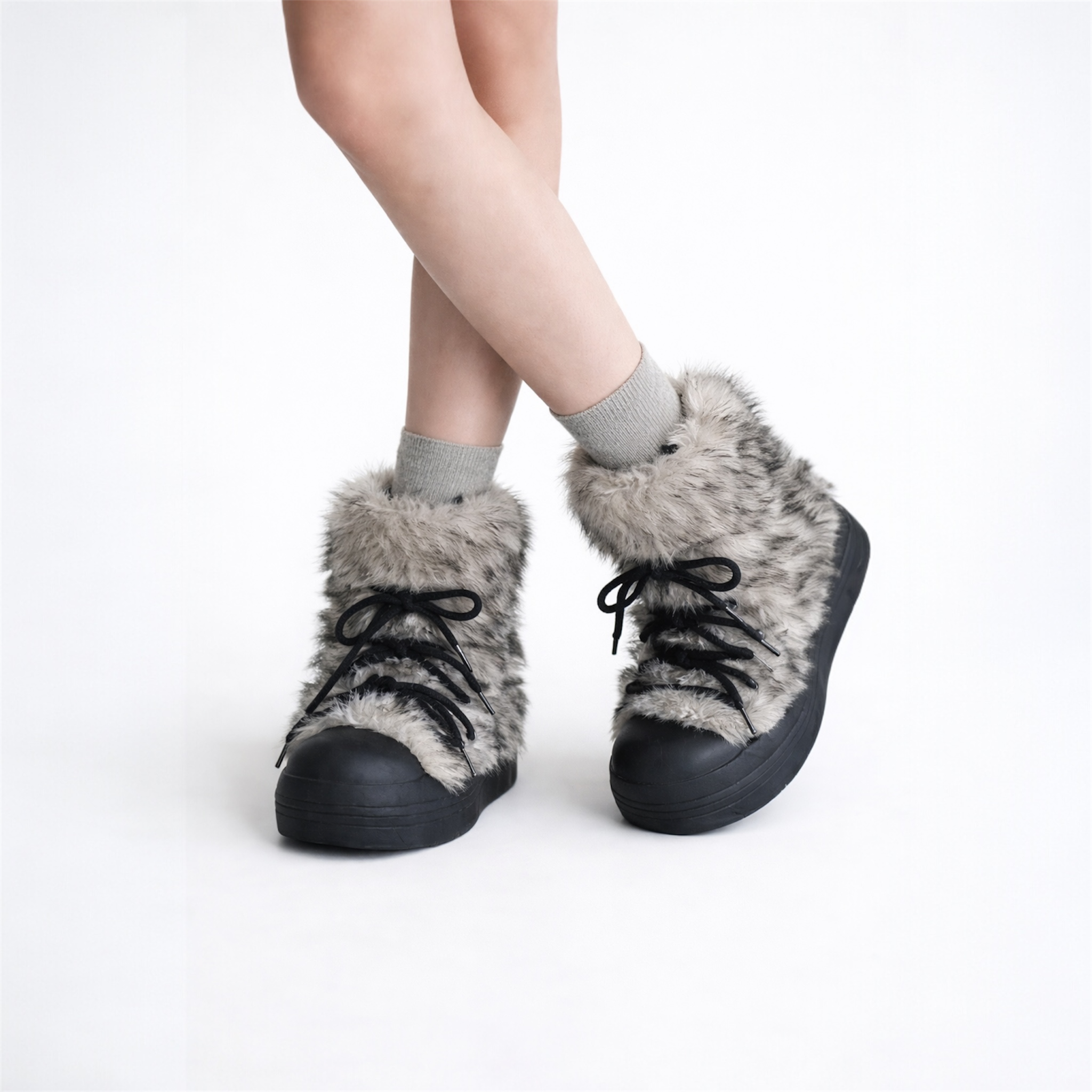 Y2K Fuzzy Winter Boots