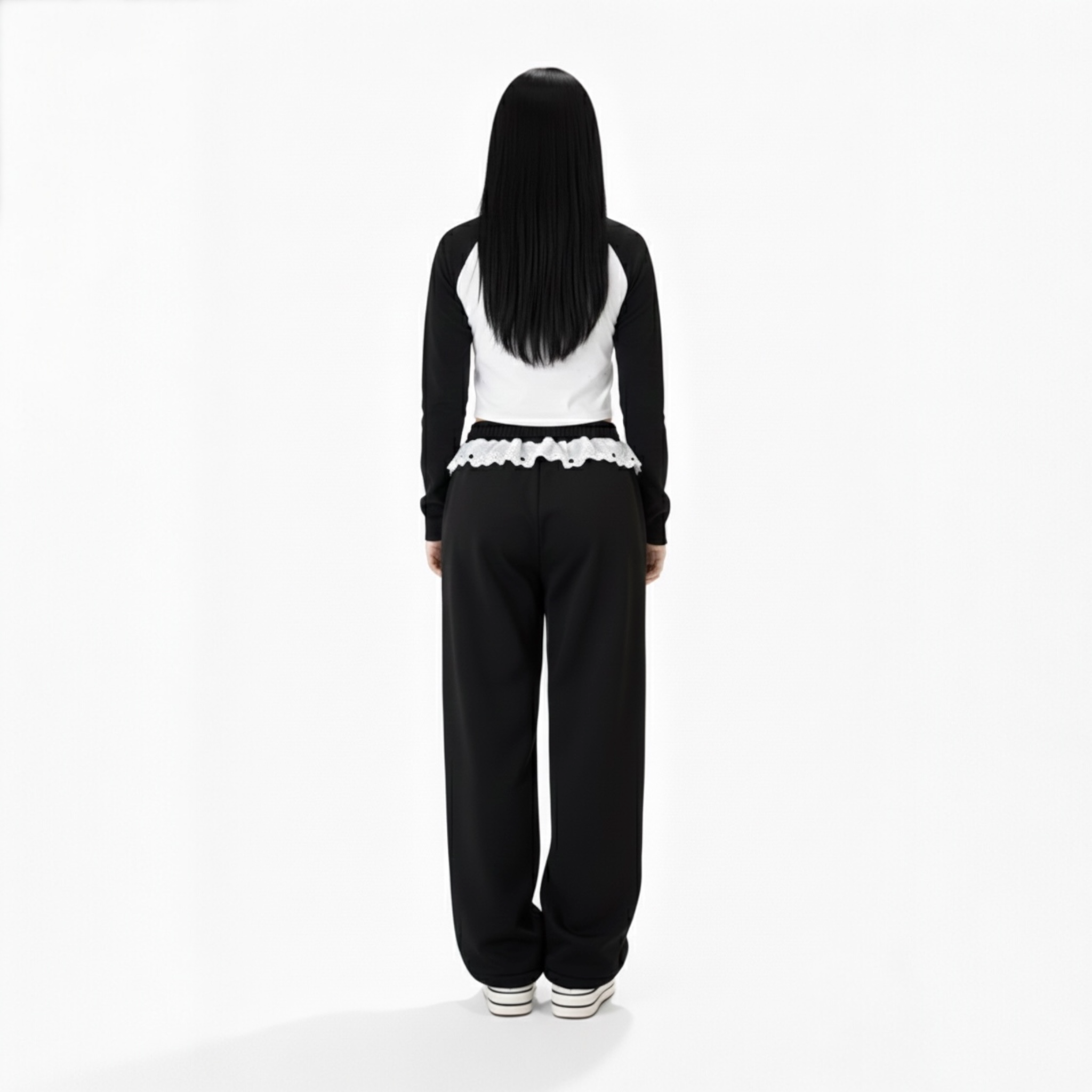 Kawaii Cat Paw Print Pants