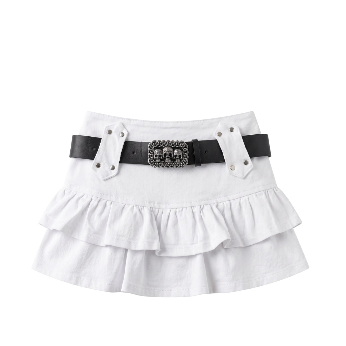 Ruffle Luxe Mini Skirt
