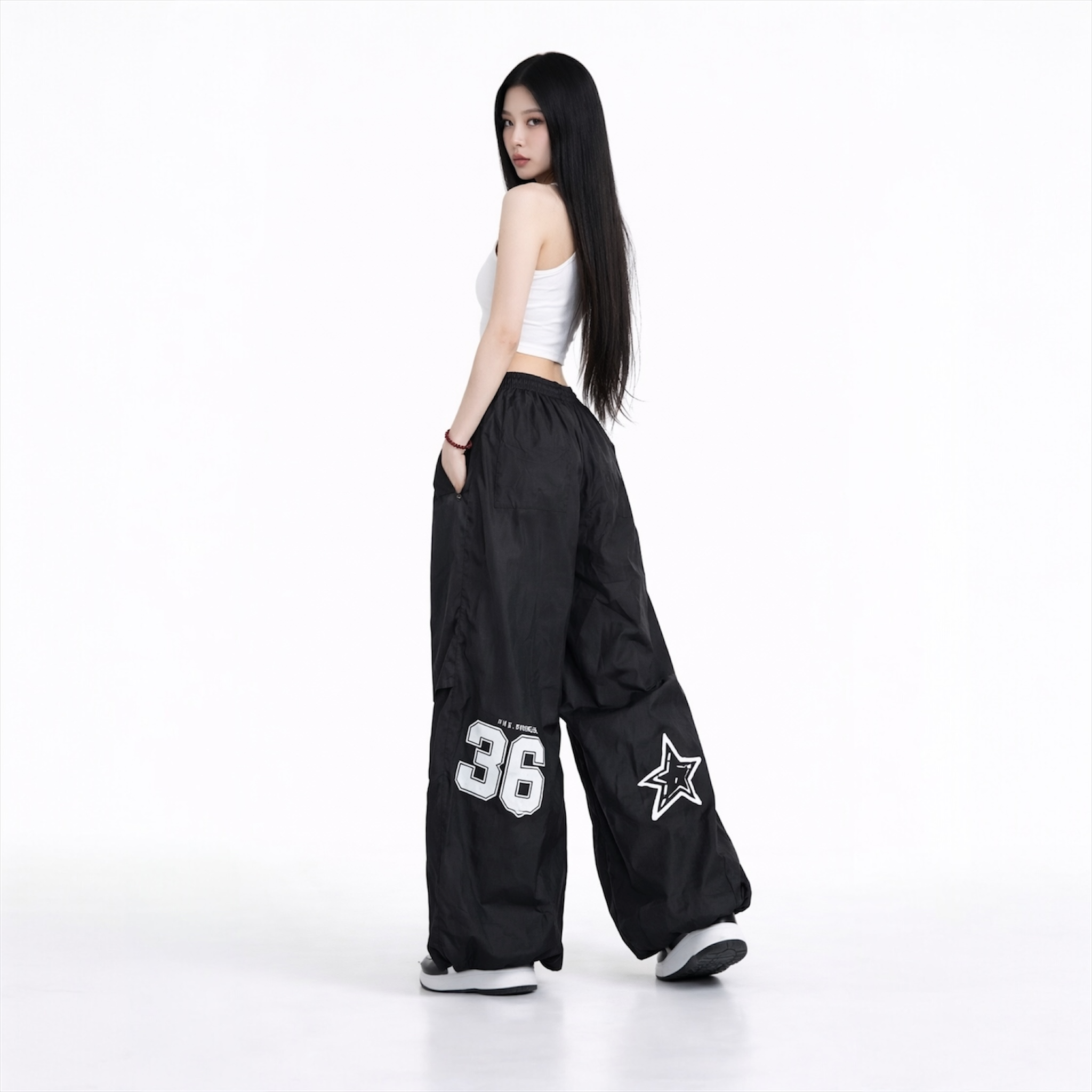 Hip Hop Wide-Leg Pants