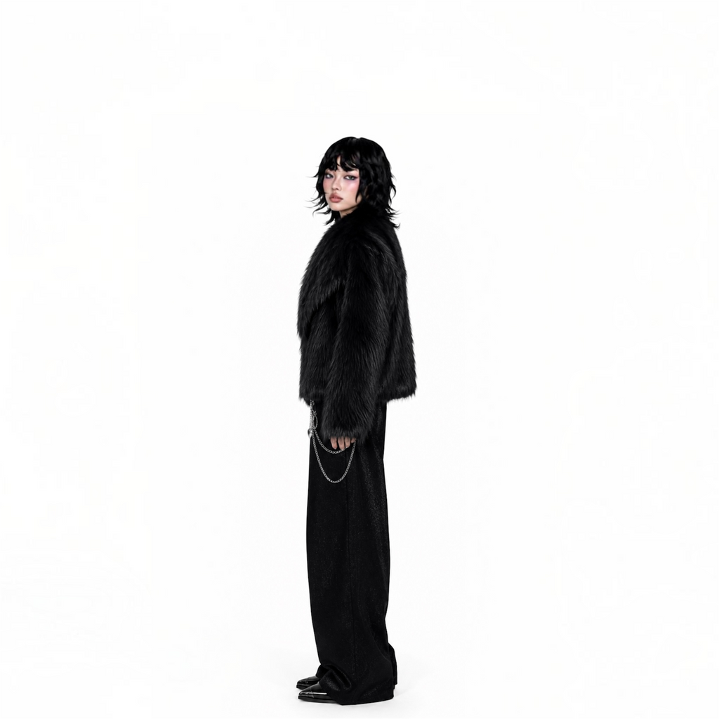 Frost Luxe Faux-Fur Coat