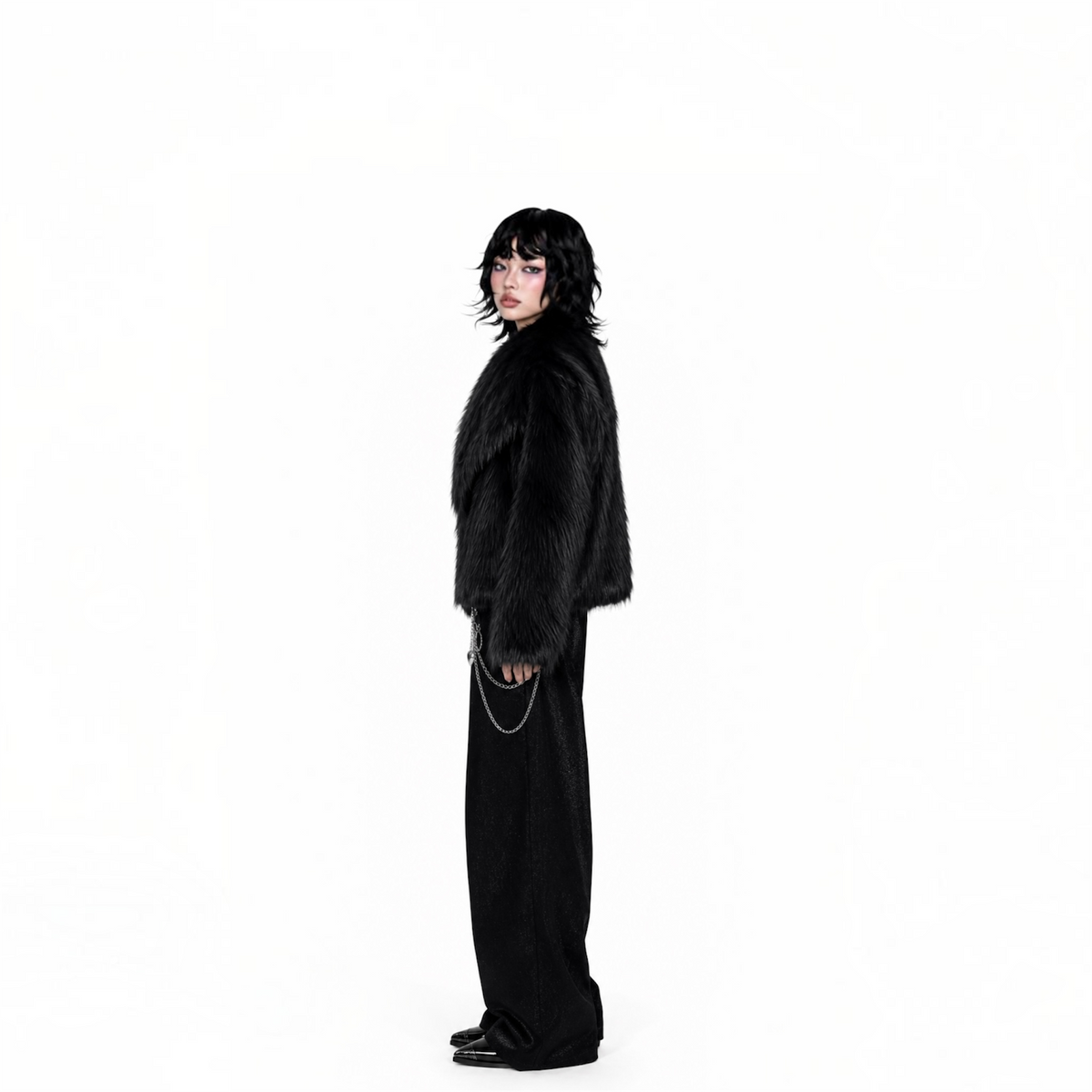 Frost Luxe Faux-Fur Coat