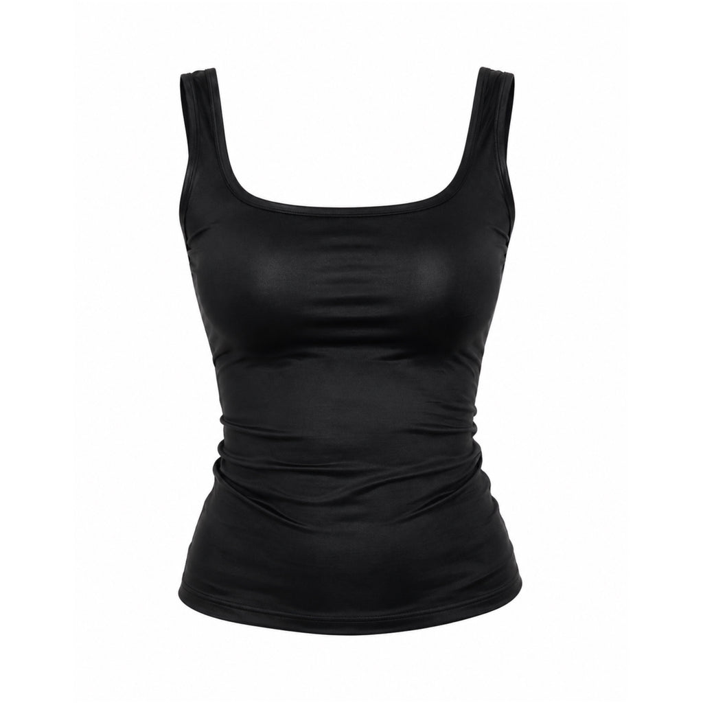 Baddie Basic Tank – Snatched Fit Square Neck Top