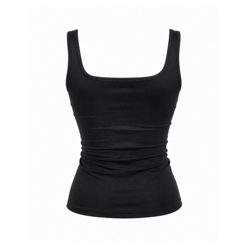 Baddie Basic Tank – Snatched Fit Square Neck Top