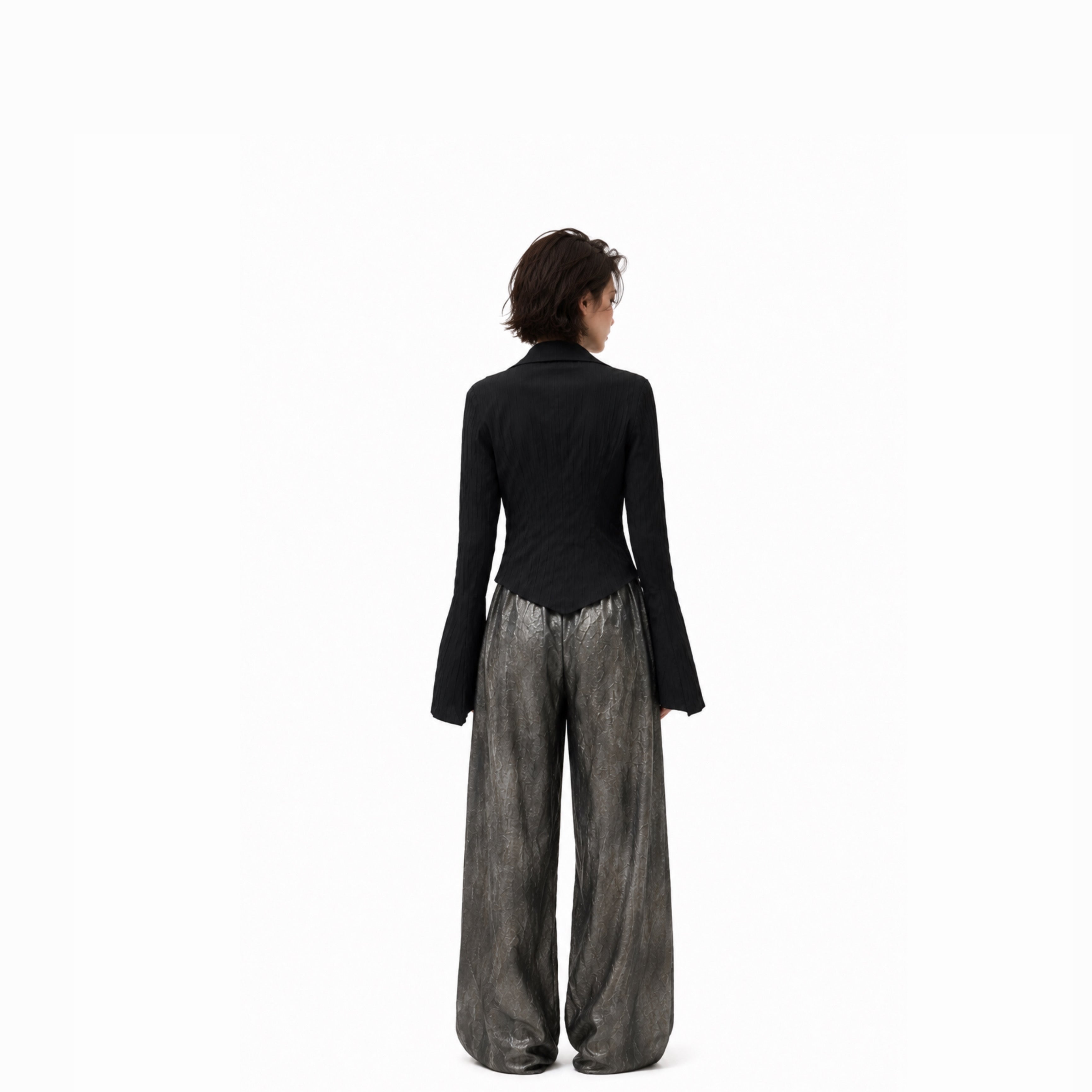 Darkwear Asymmetry Shirt – Minimal Gothic Fit