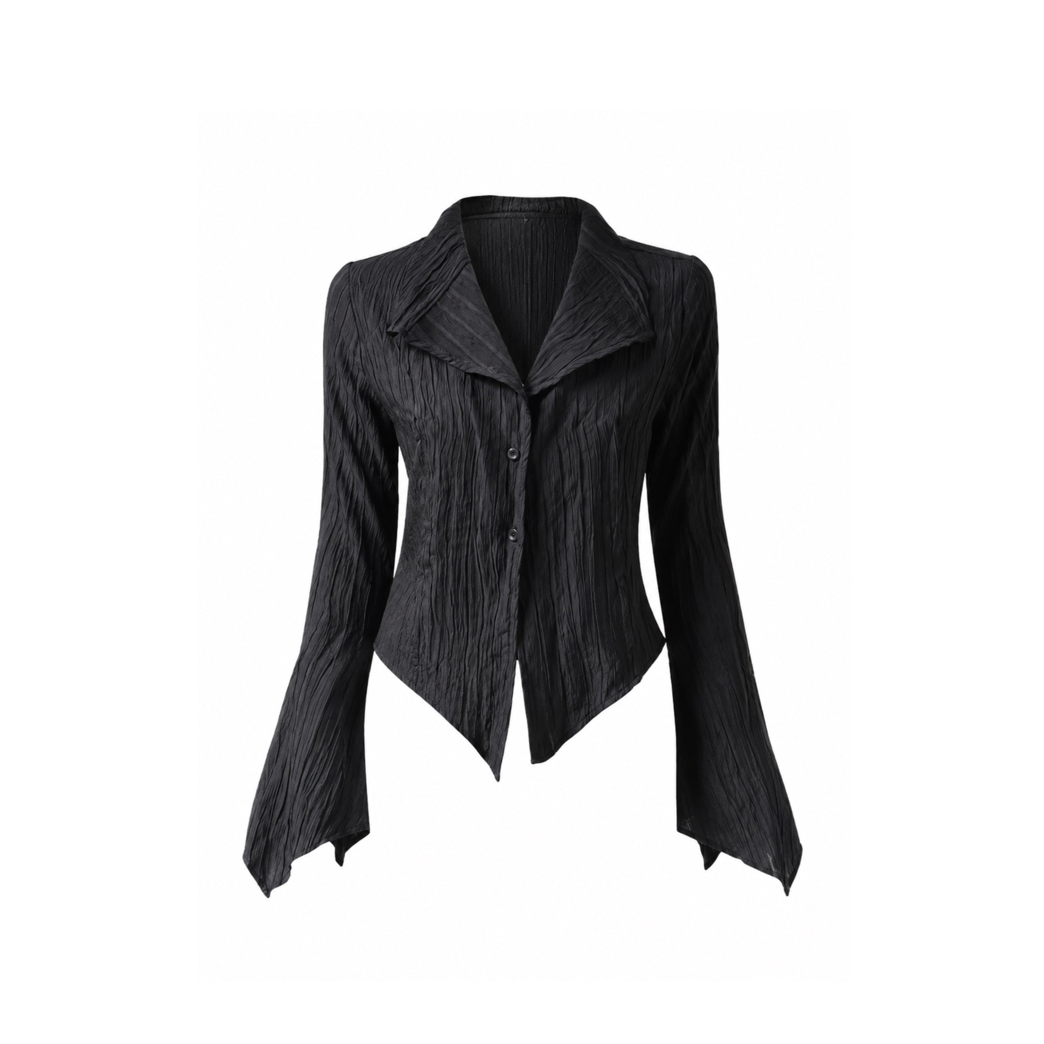 Darkwear Asymmetry Shirt – Minimal Gothic Fit