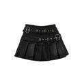 Harajuku Rivet Denim Mini Skirt
